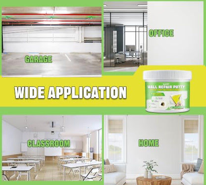 Drywall Repair Kit, 10.6oz Spackle Paste with Patches & Tools for Wall Fix - size: 300g