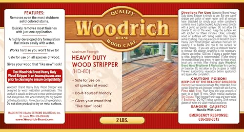 2-Step HD-80 Heavy Duty Wood Stripper and Citralic Brightener Restoration Kit for Outdoor Decks, Fences, Siding, and Log Cabins - 4 lbs Concentrated Powder (Covers 750 Sq. Ft.)