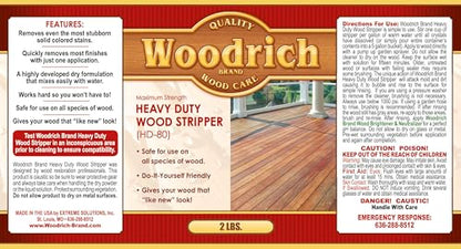 2-Step HD-80 Heavy Duty Wood Stripper and Citralic Brightener Restoration Kit for Outdoor Decks, Fences, Siding, and Log Cabins - 4 lbs Concentrated Powder (Covers 750 Sq. Ft.)
