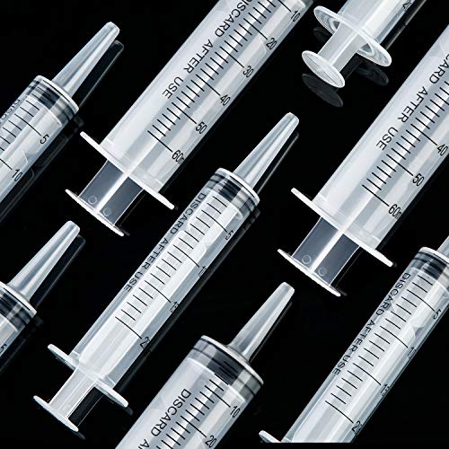 Boao 10 Pack Plastic Syringes Without Needle Epoxy Resin 20 ml,60 ml - size: 20 ML, 60 ML