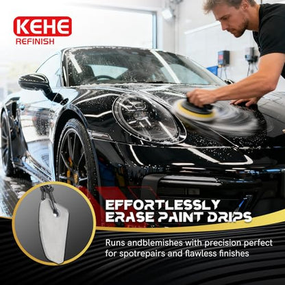 Automobile Spray Paint Point Repair Scraper,Carbide Tungsten Repair Shark Scraper Tool Paint File for Edge Banding, Denibbing, and Spot Repair - color: Shark Scraper