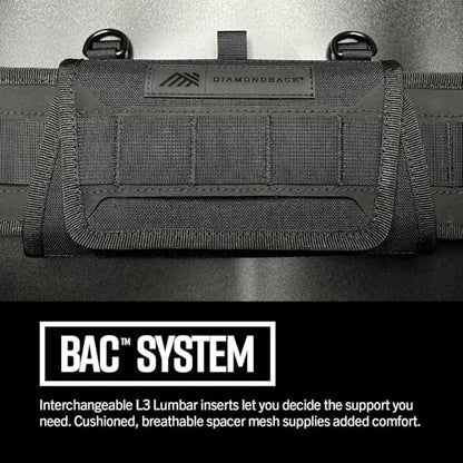 Diamondback Tempo Tool Belt with Lumbar Support, XS/S - size: XS/S