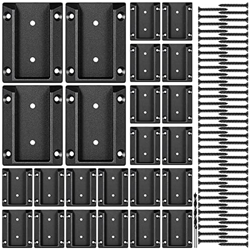 40pcs ADC-12 Aluminum Deck Railing Bracket, Deck Railing Connectors for 2"x4" (Actually 1.5"x3.5") Wooden Deck Railing Post to Handrail Connection (Black)