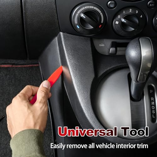 Keze 8 Pcs Auto Trim Removal Tool Kit - Red - color: Red-8 Trim Removal Tool Set