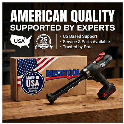 5026 Series Cordless Caulking Gun – 20V Lithium Battery Powered Electric 10oz Cartridge Dispenser, Lightweight 5.2 lbs, 850 lb Thrust, No-Drip Sealant & Adhesive Applicator - size: 10oz / 300ml, style: Cordless 20V (5000 Series)
