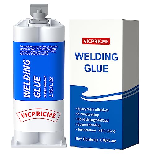 24 Pack Metal Glue,1.76oz 2 Part 5 Min Epoxy Glue, High Strength High Temperature Resistant Adhesive Body Filler, Marine Sealant,Liquid Steel Cold Weld Plastic,Aluminum,Wood,Marine epoxy Putty Repair - size: 24pcs