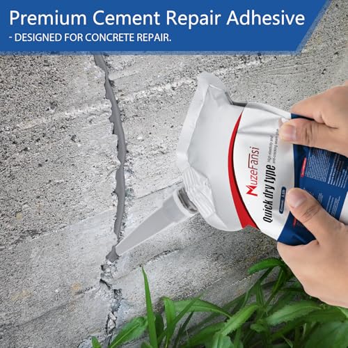 Concrete Crack Sealant, Premium Concrete Crack Filler, Weather-Resistant Caulking Glue,Quick-Drying & Waterproof Repair Adhesive for Slabs, Driveways, Sidewalks (2-Pack)