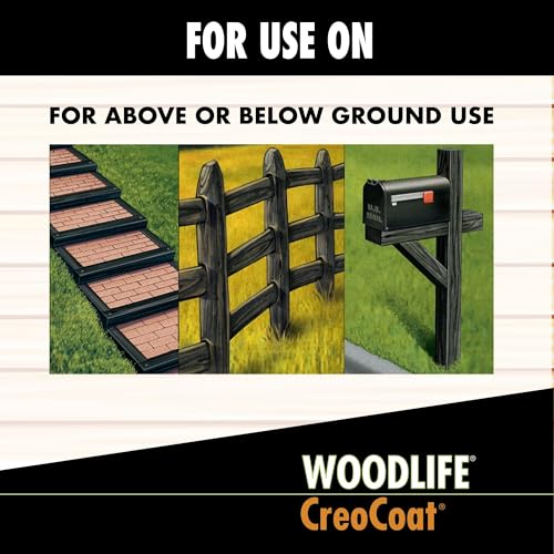 Wolman Woodlife CreoCoat Black Wood Preservative - color: Black, size: 0.88 Gallon (Pack of 4)