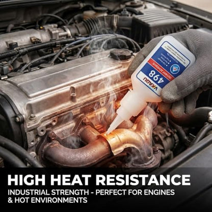 498 Super Glue Instant Adhesive Transparent 20g for Metal Plastic and Rubber 2 Pack - size: 498, style: 2 Pack