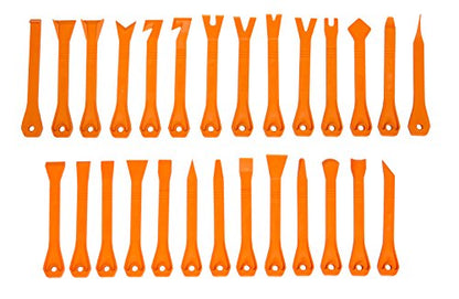 Lisle 68740 27 piece Trim Removal Master Set, Orange