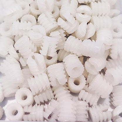 Plastic Dowel Plastic Hinge Dowel Inserts (100, 0.34"x0.39"(8.7mmx10mm) Split) - size: 0.34"x0.39"(8.7mmx10mm) Split