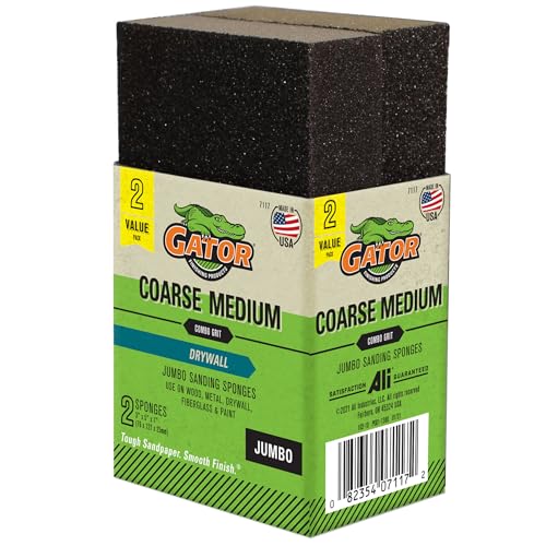Gator Multi-Surface Sanding Sponge, Coarse/Medium Grit