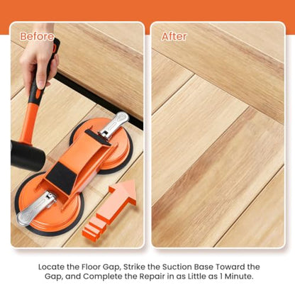 Floor Gap Fixing Tools for Laminate, Hardwood, Vinyl Plank & LVP Flooring