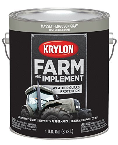 Implement Paint Gallons Massey Ferguson Gray (MF Gray) - color: Massey Ferguson Gray, size: 128 Fl Oz (Pack of 1), style: Bottle