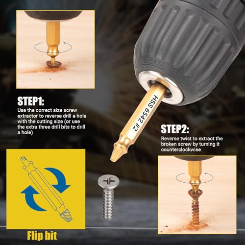 13Pcs Damaged Screw Extractor Set - size: 13 Pieces