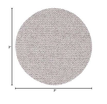 Mirka Abranet 3 Inch 100 Grit Mesh Sanding Discs, Hook and Loop, 50 Pack - size: Grit 100