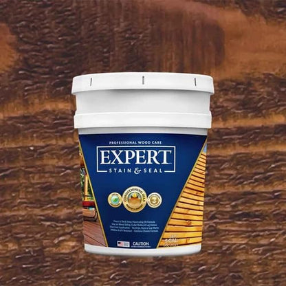 Expert Stain & Seal Semi-Transparent 5 Gallon Pail (Chestnut) - color: Chestnut