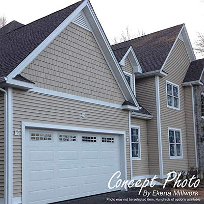 Ekena Millwork 12"W x 16"H Cathedral Urethane Gable Vent Louver, Functional - size: 12-in. W x 16-in. H, style: Functional