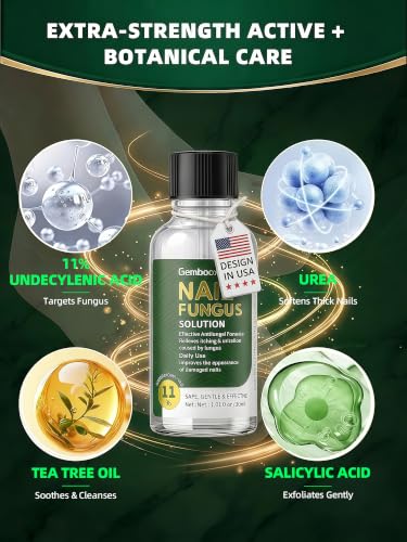 2.0 Upgrade Toenail Fungus Treatment Extra Strength【Max Strength Undecylenic Acid &Tea Tree Oil】Nail Fungus Treatment Extra Strength【3-Day Fast Relief】Advanced Foot & Toe Nail Repair for Damaged Nail