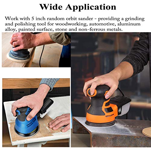 5-Inch 8-Hole Hook and Loop Sanding Discs 600-Grit, 200-Pack
