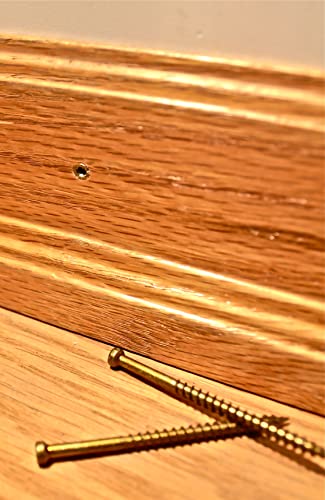 GRK Fasteners #8 x 3-1/8" Finish & Trim Head Screws, 100 PCS - color: Gold, size: #8 x 3-1/8"