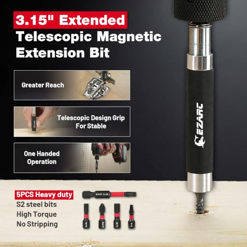 EZARC 25PCS Countersink Drill Bit Set with Self Centering Drill Bits