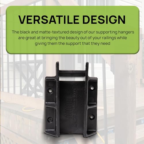 Fence & Deck Rite Stair Railing Hangers for 2x4 (1.5"x3.5") Wood Rails
