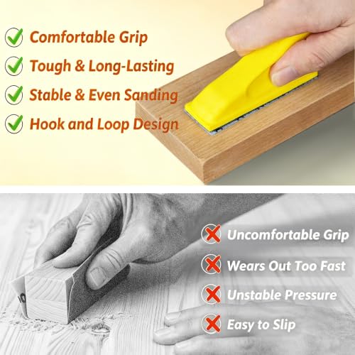 270 PCS Sandpaper Assortment, 80-1000 Grit Mini Detail Sanding Kit