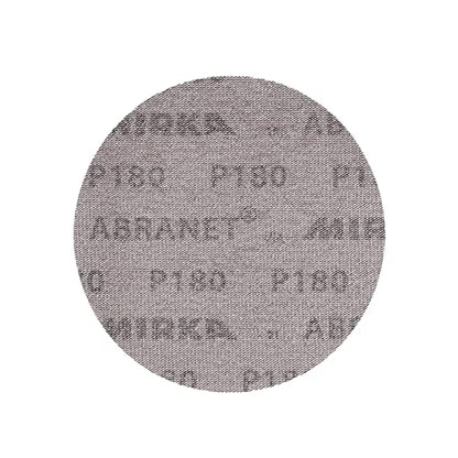 Mirka Abranet 6 Inch 180 Grit Mesh Sanding Discs, Hook and Loop, 10 Pack - size: 180
