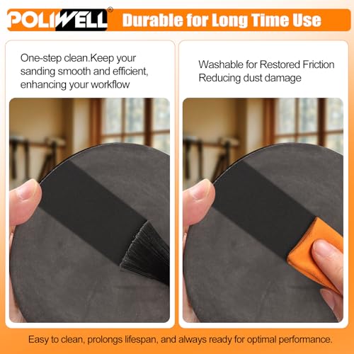 POLIWELL Sanding Discs 6 Inch 5000 Grit 20 Pack Hook & Loop - style: 5000 Grit
