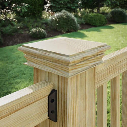 6 in. x 6 in. High Pyramid Pressure-Treated Post Cap (6-Pack)
