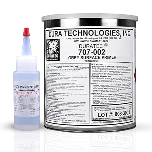 Duratec 707-002 Grey Surface Primer Gallon with 60cc Hardener
