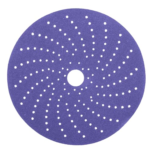3M Cubitron II Hookit Clean Sanding Abrasive Disc 31368, 5 in, 150+ Grade, Pack of 50 Discs, Virtually Dust-Free, High Performance, Long Lasting, Multi-Hole Pattern, for Automotive Sanding - size: 5 in, style: 150+ Grade