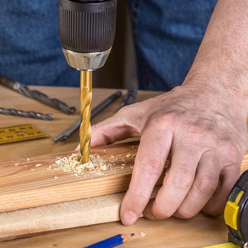 Cobalt Left Hand Drill Bit Set, 13Pcs (1/16”-1/4”)