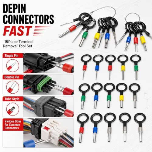 Automotive Electrical Disconnect Pliers, 21-Piece