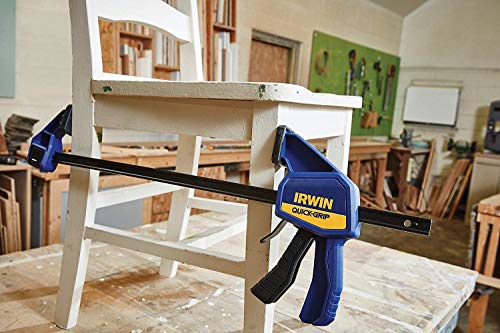 IRWIN QUICK-GRIP One-Handed Bar Clamp, Medium-Duty, 18", 3 Pack, 1964719