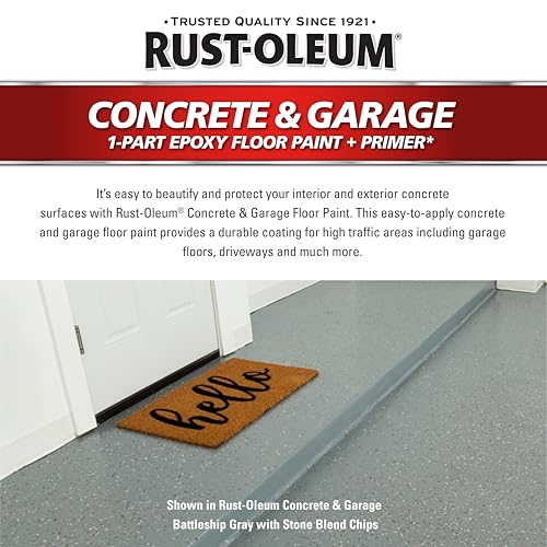 Rust-Oleum Clear Finish Floor Topcoat, Gloss, 1 Gallon, 2 Pack - color: Clear, size: 64 Fl Oz (Pack of 2)
