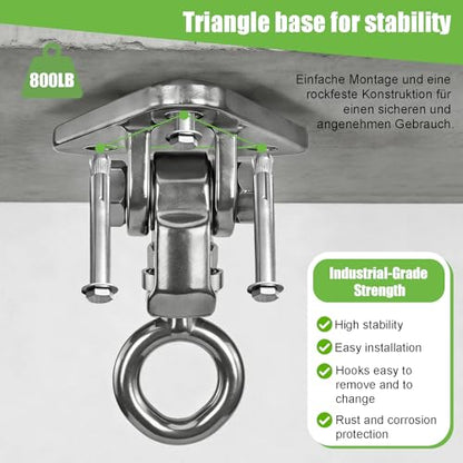 Heavy Duty Stainless Steel Swing Hangers Kit - size: Circular 1PCS