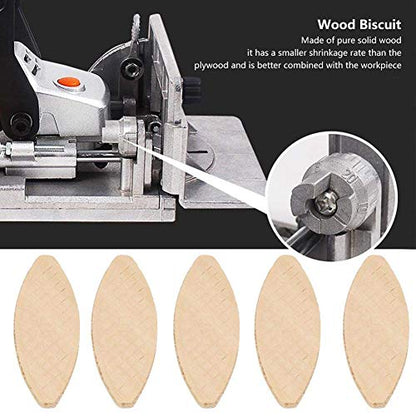 Hilitand 100pcs Wood Joining Biscuits Wood Board Docking Tool Joiner Accessories 0# 10# 20#(10#)