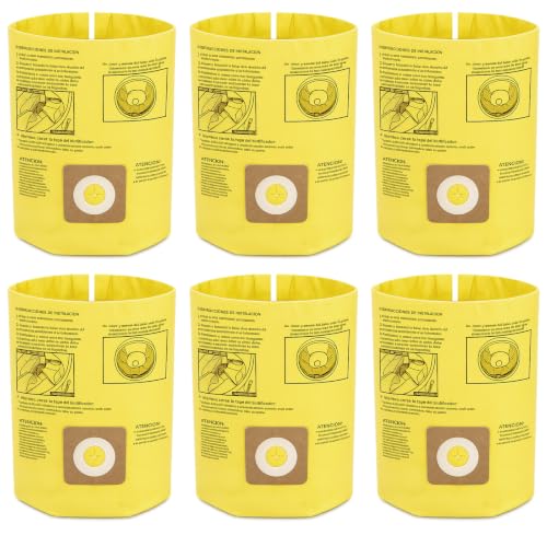 39970 Filter Bags Replacement for CRAFTSMAN 6-9 Gallon Wet Dry Vac
