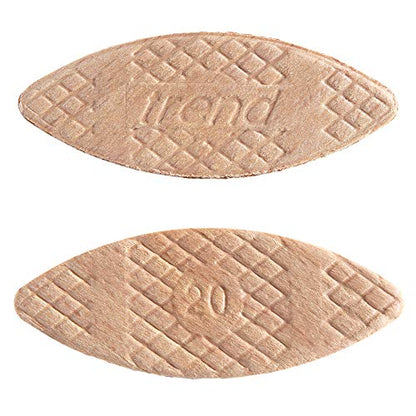 Trend 1000pcs Beechwood No. 20 Joining Biscuits for Woodworking, Consistent Fit for Biscuit Joiners, Furniture, Cabinetry and Panel Joining, BSC/20/1000 - size: 20, style: 1,000 Pack