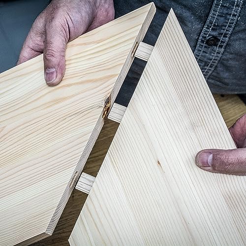 Trend 50pcs Beech Wood Dominos 8 x 40mm for Festool Domino Machine, 5/16 Inch x 1 9/16 Inches Loose Tenons for Woodworking Joinery and Furniture Framing, TEN/8X40/50 - style: 5/16" x 1-9/16" (8 x 40mm) 50pcs