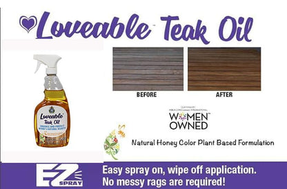 EcoDecors Teak Oil Spray 2 Pack, 48 oz Wood Conditioner for Teak - style: Teak Oil - Sealer Combo