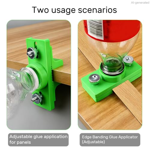 Precision Glue Applicators – 2 Pack Adjustable Width Adhesive Spreading Tool for Woodworking, Furniture, and Flooring (10-22mm)