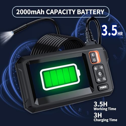 Daxiongmao Endoscope Camera with Light, 1080P HD Borescope - size: 16.5FT