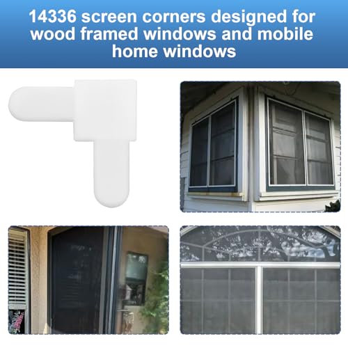 PL 14336 Mobile Home Screen Frame Corner for Prime-Line 1/4x5/8 in. Plastic