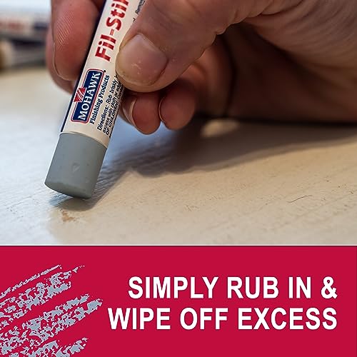 Mohawk Fil-Stik, Wax Putty Stick for Wood Repair, SM Slate, 1 Count