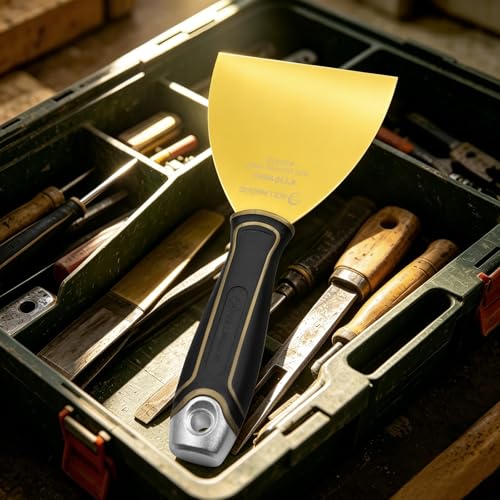 ROLLINGDOG 4 inch Putty Knife Drywall Joint Knife Flexible Blade - color: 4 Inch