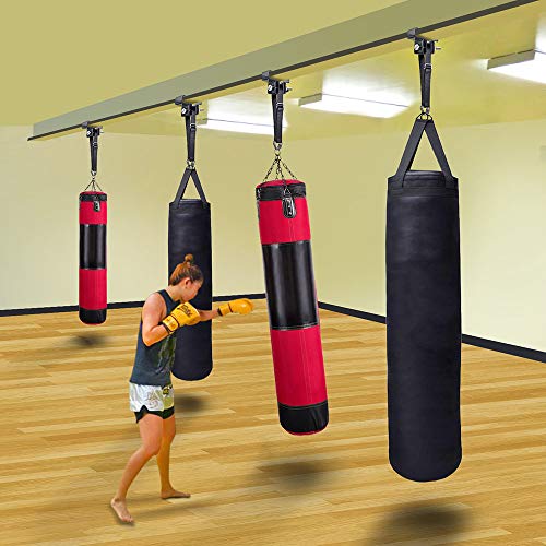 SELEWARE Boxing Punching Bag Hanger, Heavy Bag Bracket - color: I Beam Clamp