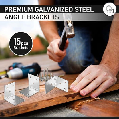 Angle Brackets - size: 1.18" x 1.18" x 1.18"